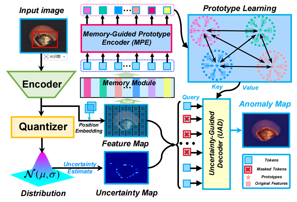 Pixel-Level Anomaly Detection via Uncertainty-aware Prototypical Transformer